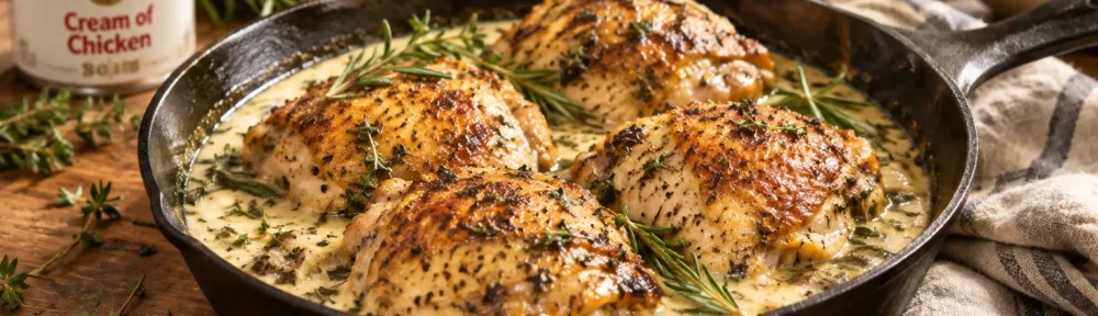 Campbells® Healthy Request® Skillet Herbed Roasted Chicken: What It Is and How to Make It