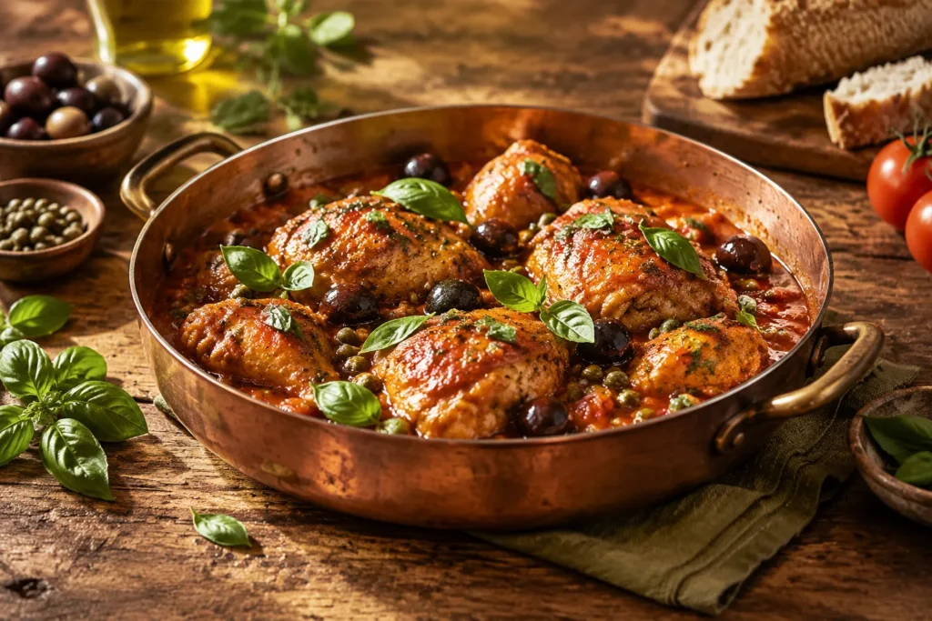 Caper Chicken Cacciatore: The Briny Twist on an Italian Classic