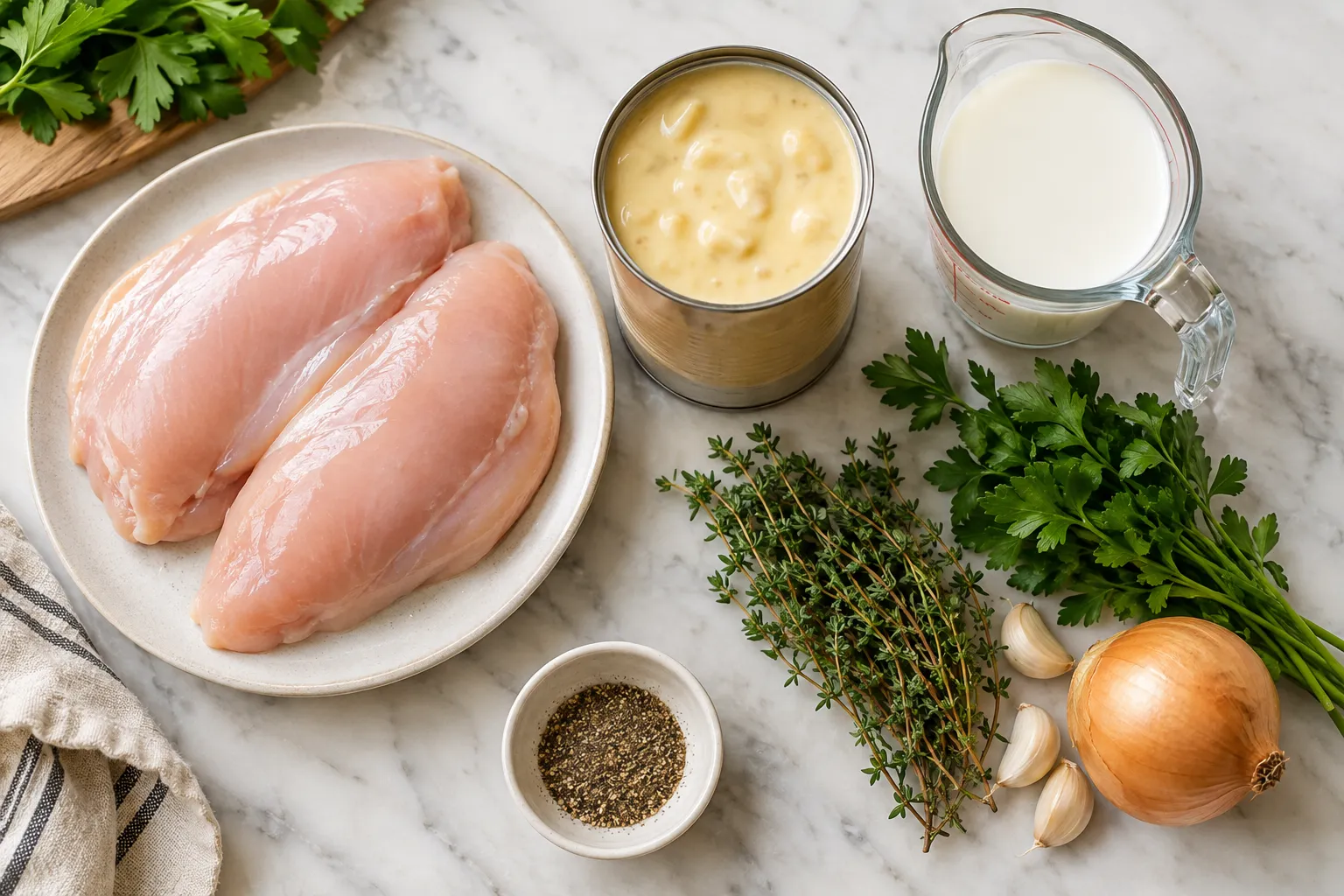 What Is Campbells® Healthy Request® Skillet Herbed Roasted Chicken